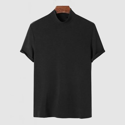 Mock Neck T Shirt