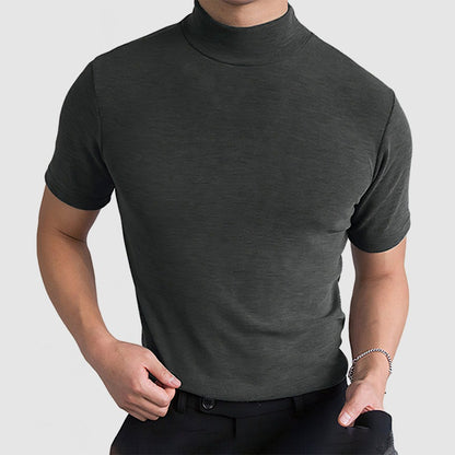 Mock Neck T Shirt