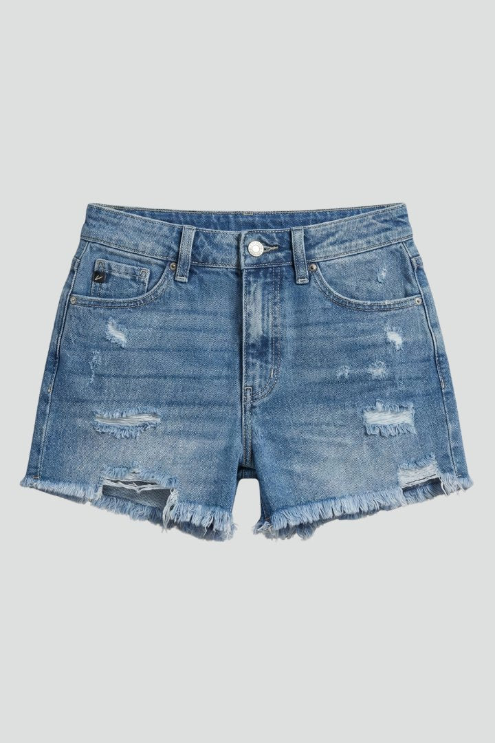 Women's High-Waisted Denim Shorts