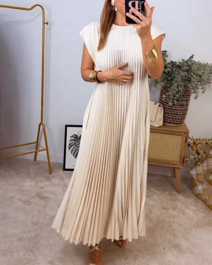 Pleated Maxi Dress