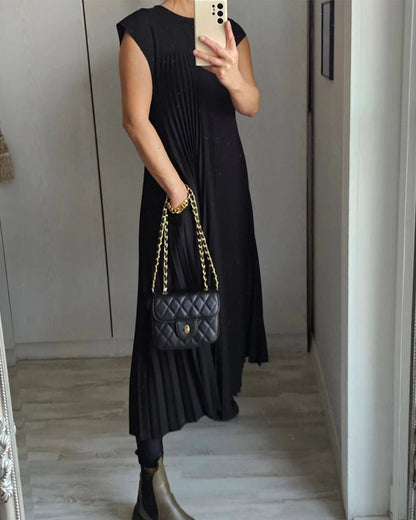 Pleated Maxi Dress