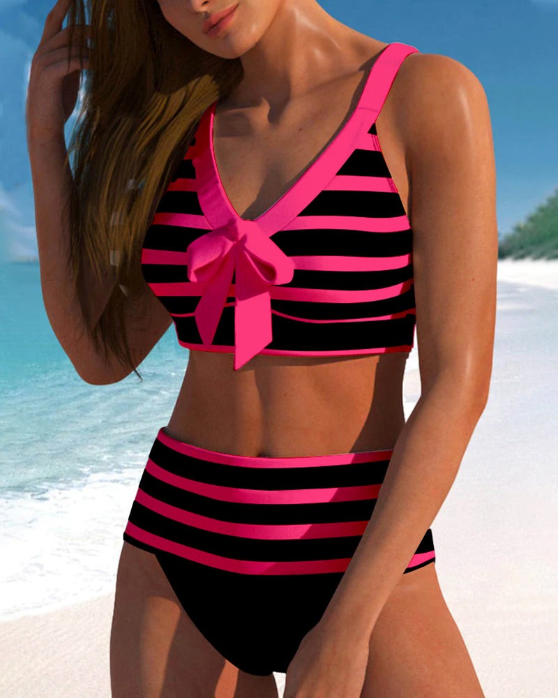 High Waisted Bikini Two Piece Set