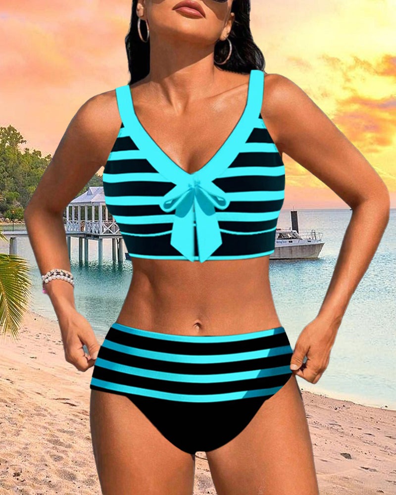 High Waisted Bikini Two Piece Set