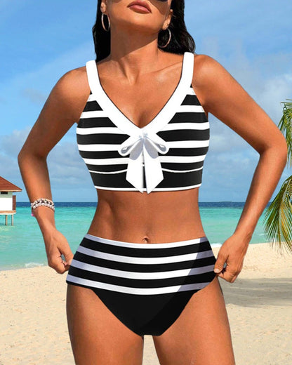 High Waisted Bikini Two Piece Set
