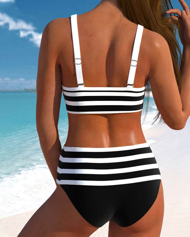 High Waisted Bikini Two Piece Set