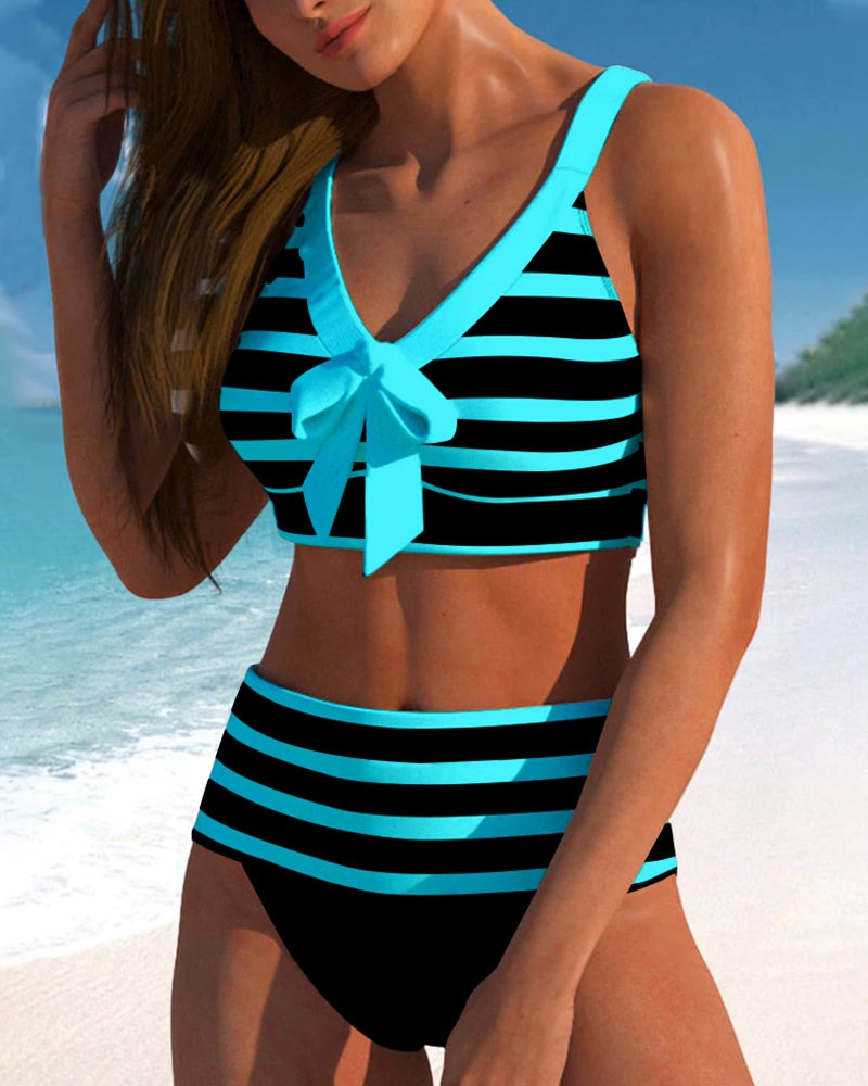 High Waisted Bikini Two Piece Set