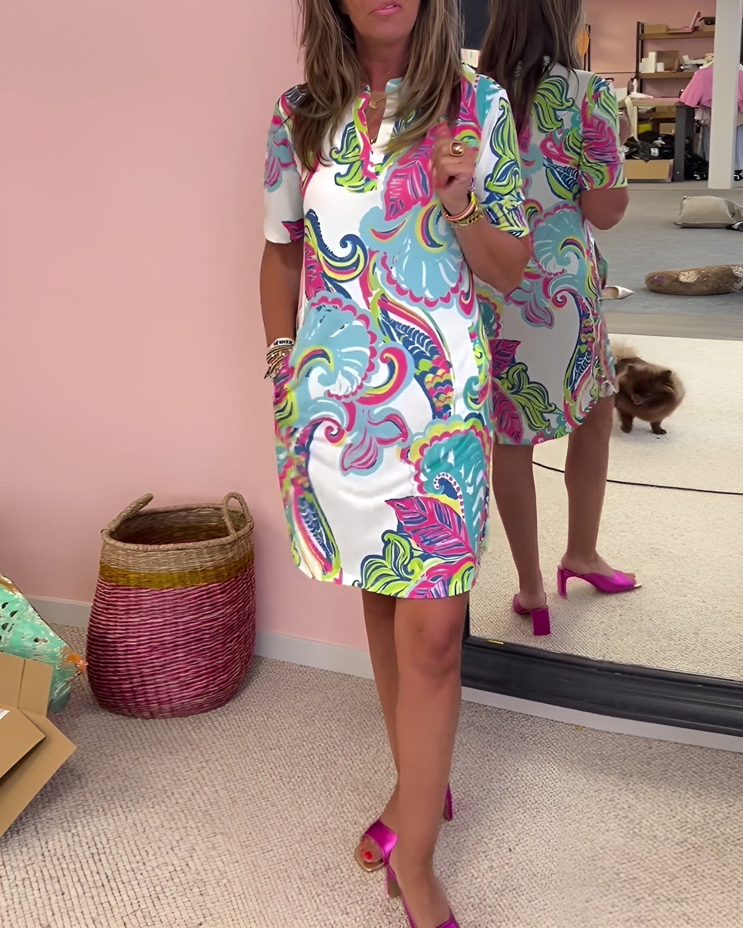 Vacation Mini Dress - White