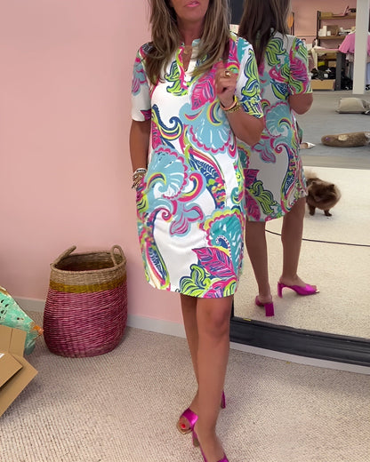 Vacation Mini Dress - White