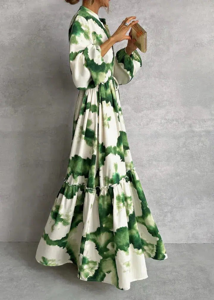 Long Sleeve Floral Maxi Dress