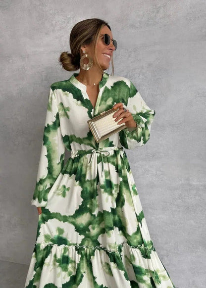 Long Sleeve Floral Maxi Dress