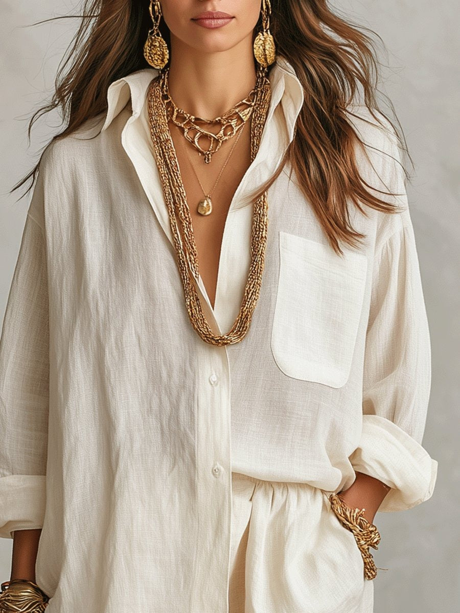 Casual Shorts Two Piece Set