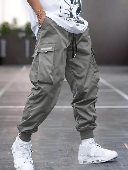 Baggy Cargo Pants - Gray