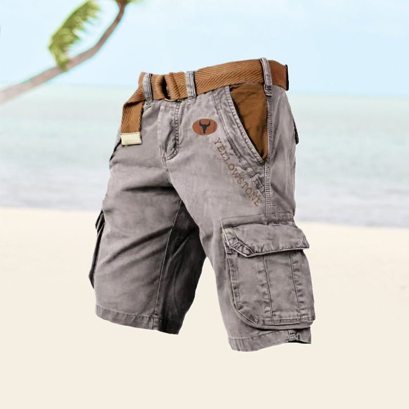Men's Cargo Shorts - Gray
