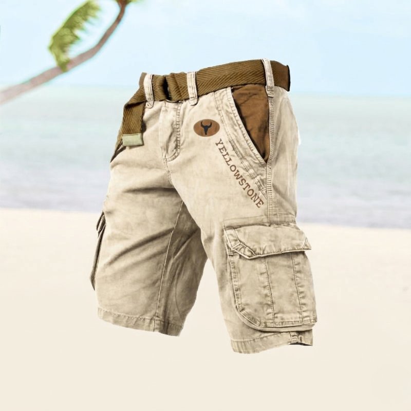 Men's Cargo Shorts - Khaki