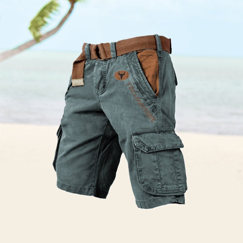 Men's Cargo Shorts - Blue