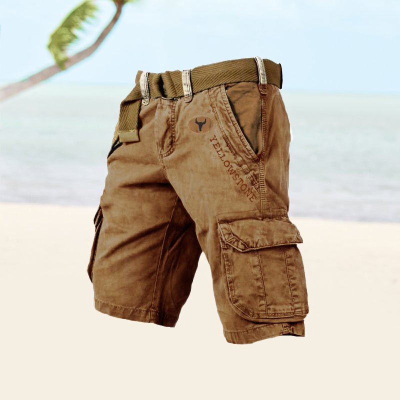 Men's Cargo Shorts - Brown
