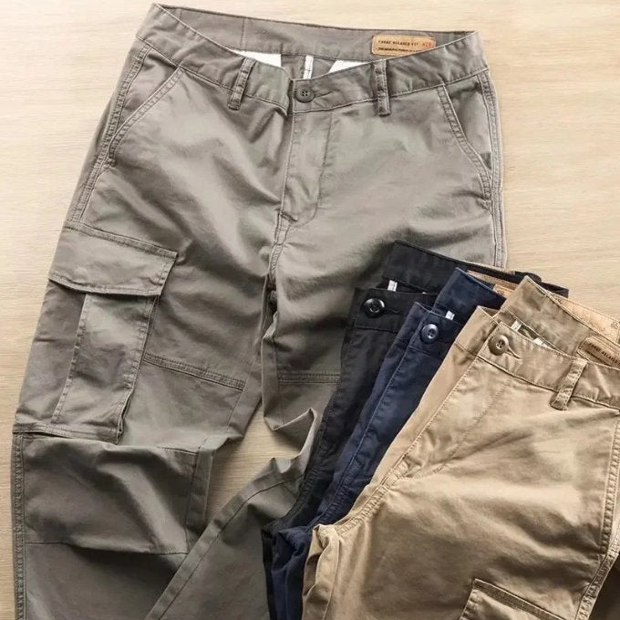 Men's Cotton Twill Cargo Pants