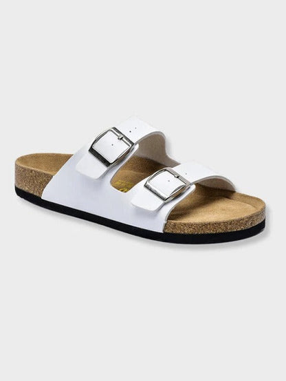 Orthopedic Comfort Slide Sandals - White