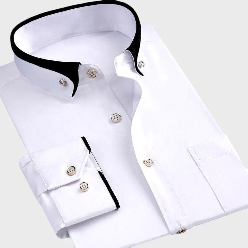 Slim Fit Dress Shirt - White