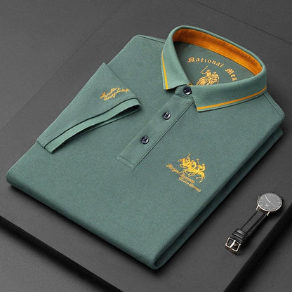 Short Sleeve Golf Polo Shirt - Sage Green