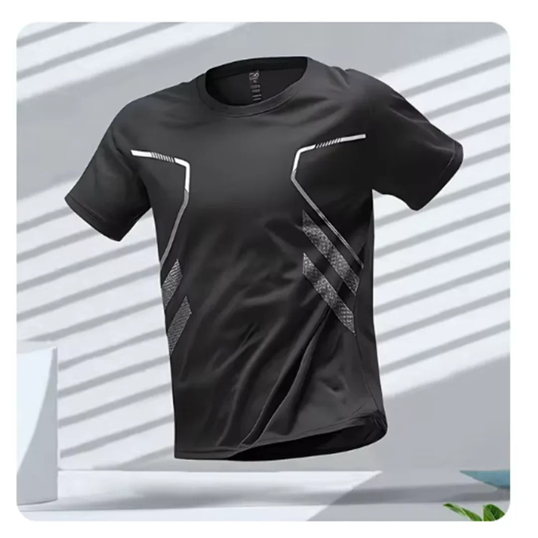 Athletic Workout T Shirt - Black