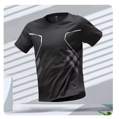 Athletic Workout T Shirt - Black