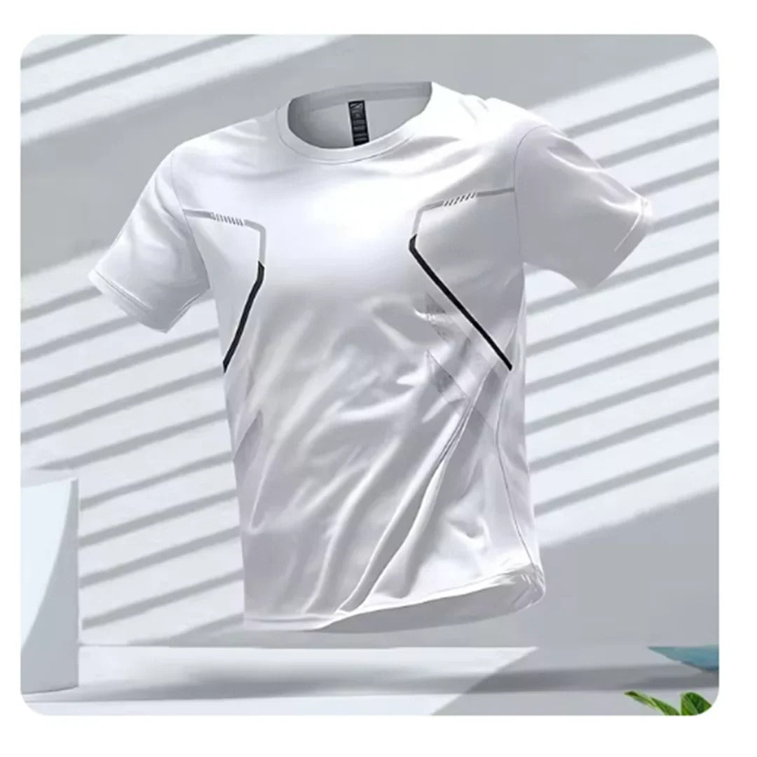 Athletic Workout T Shirt - White