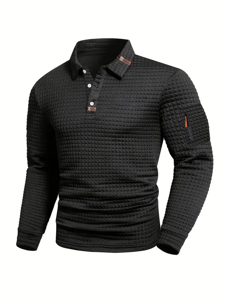 Men's Slim Polo Shirt - Black