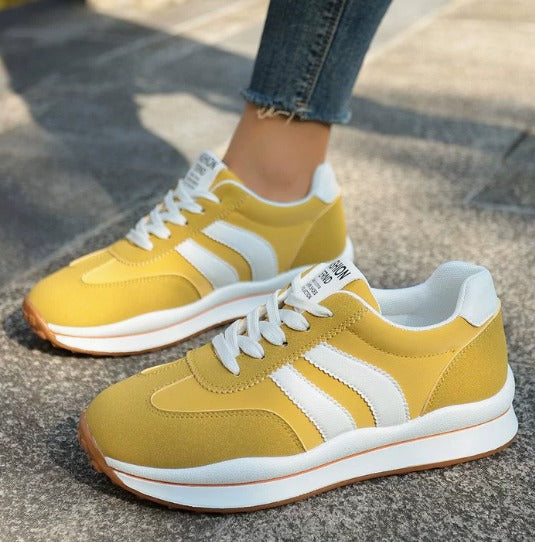 Chunky Platform Sneakers - Yellow