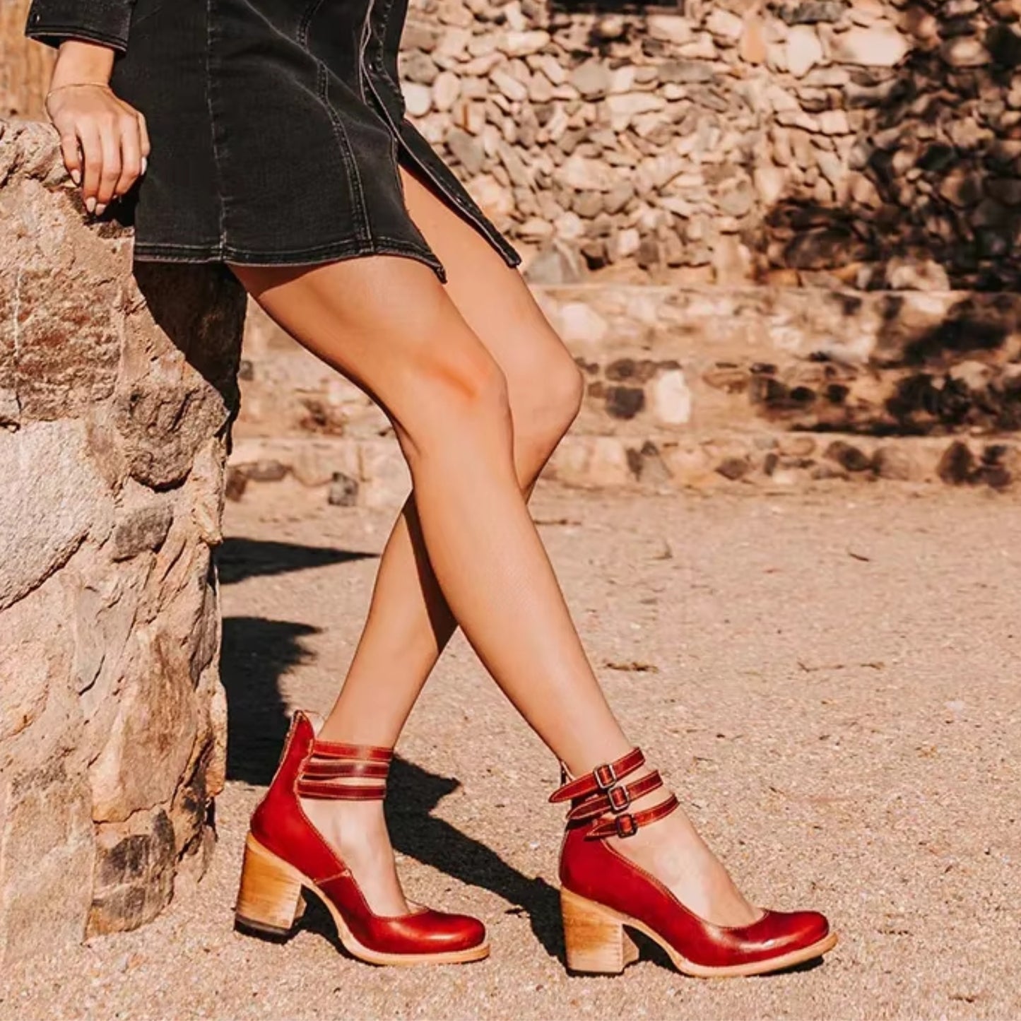 Block Heel Pumps
