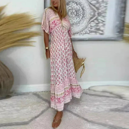 Vacation Boho Maxi Dress
