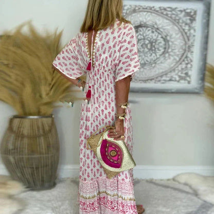 Vacation Boho Maxi Dress