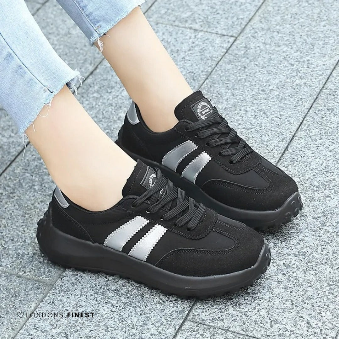 Chunky Platform Sneakers - Black