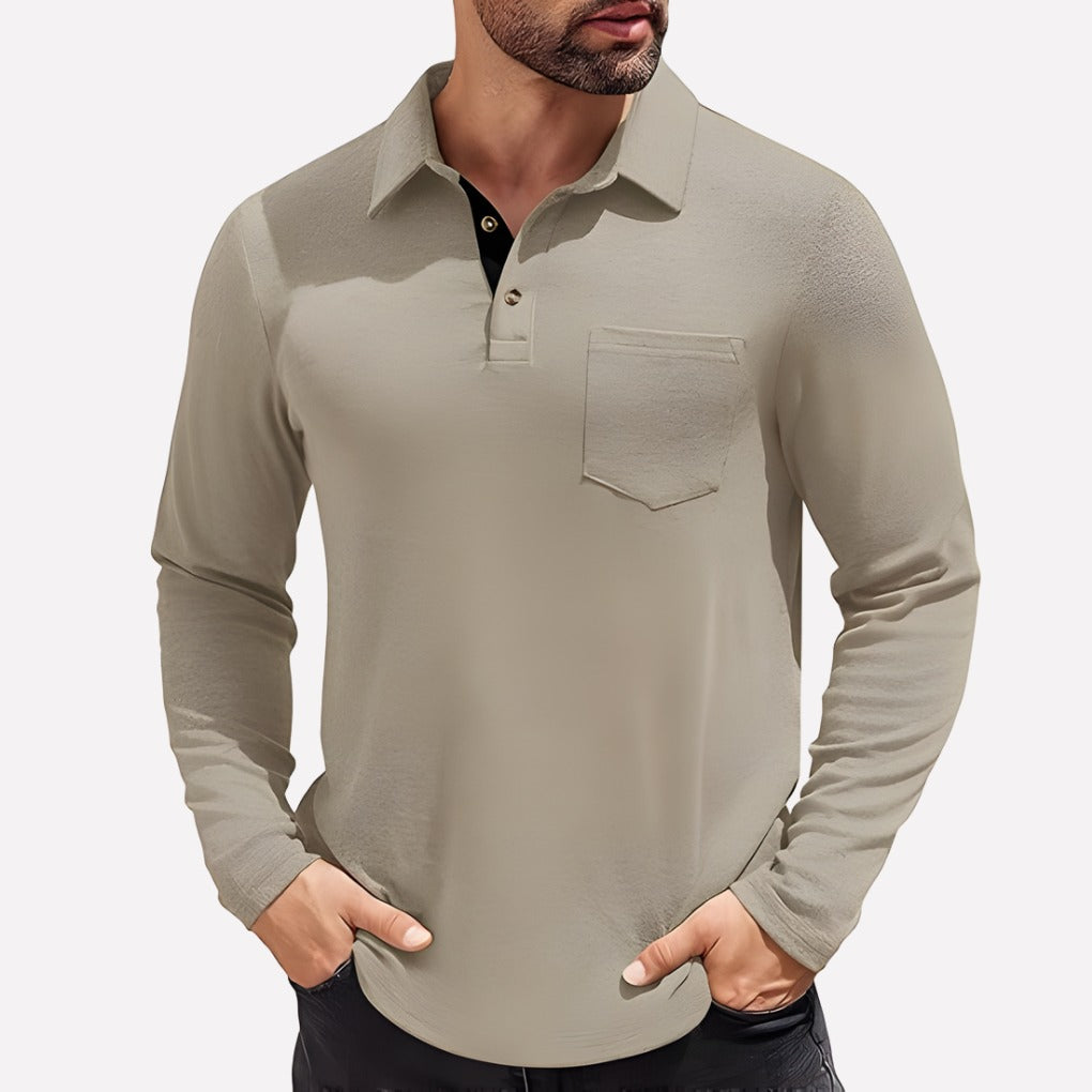 Crew Neck T Shirt - Khaki
