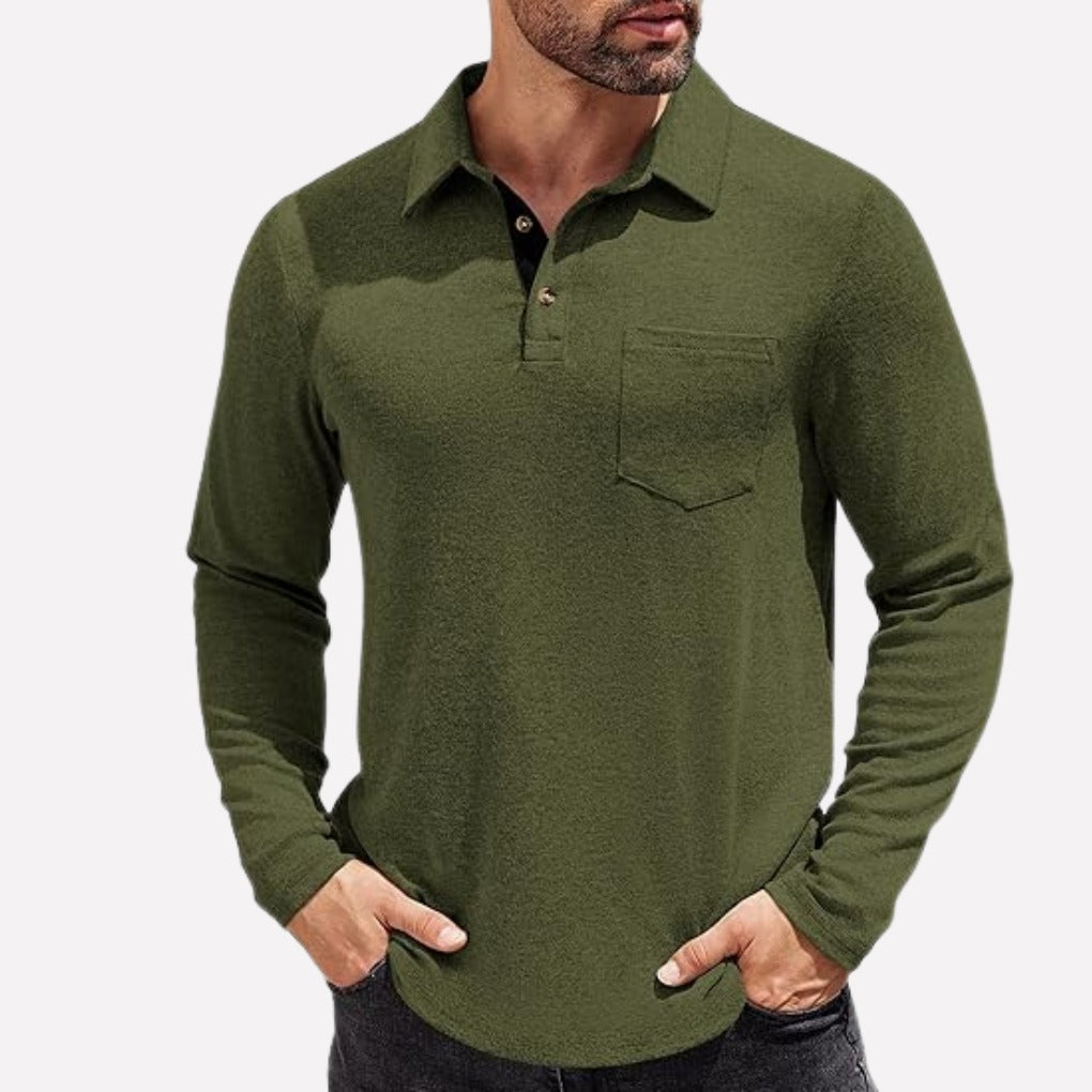 Crew Neck T Shirt - Army Green
