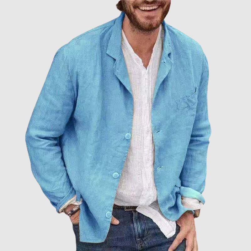 Casual Blazer Jacket - Blue