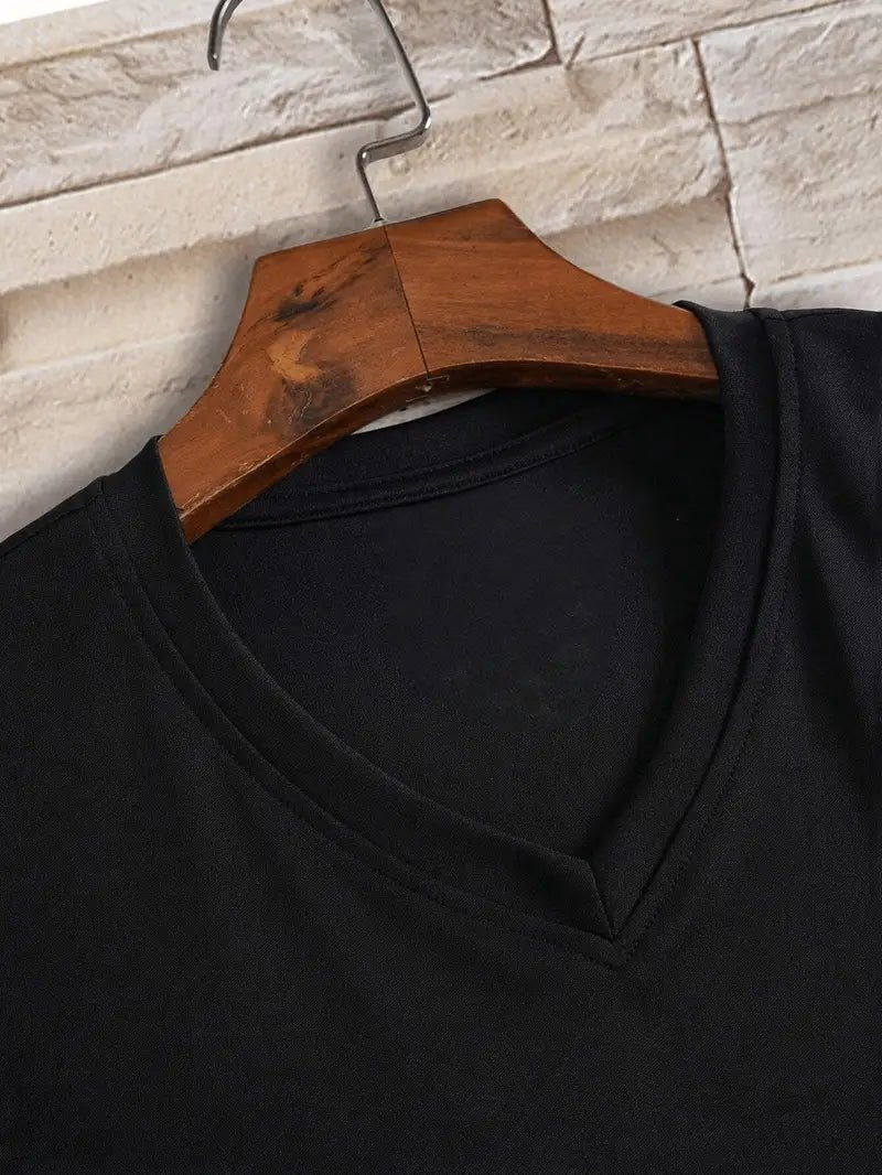 Men's Slim-Fit V-Neck T-Shirt