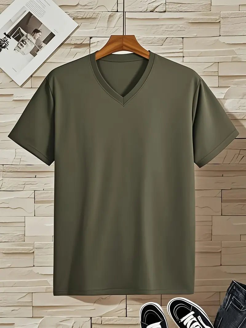 Men's Slim-Fit V-Neck T-Shirt