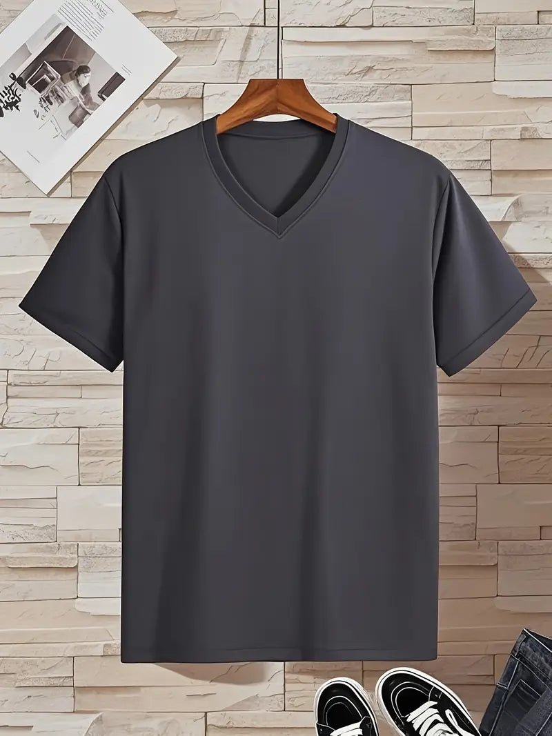 Men's Slim-Fit V-Neck T-Shirt