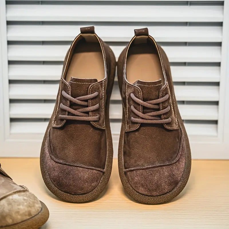Unisex Leather Derby Shoes