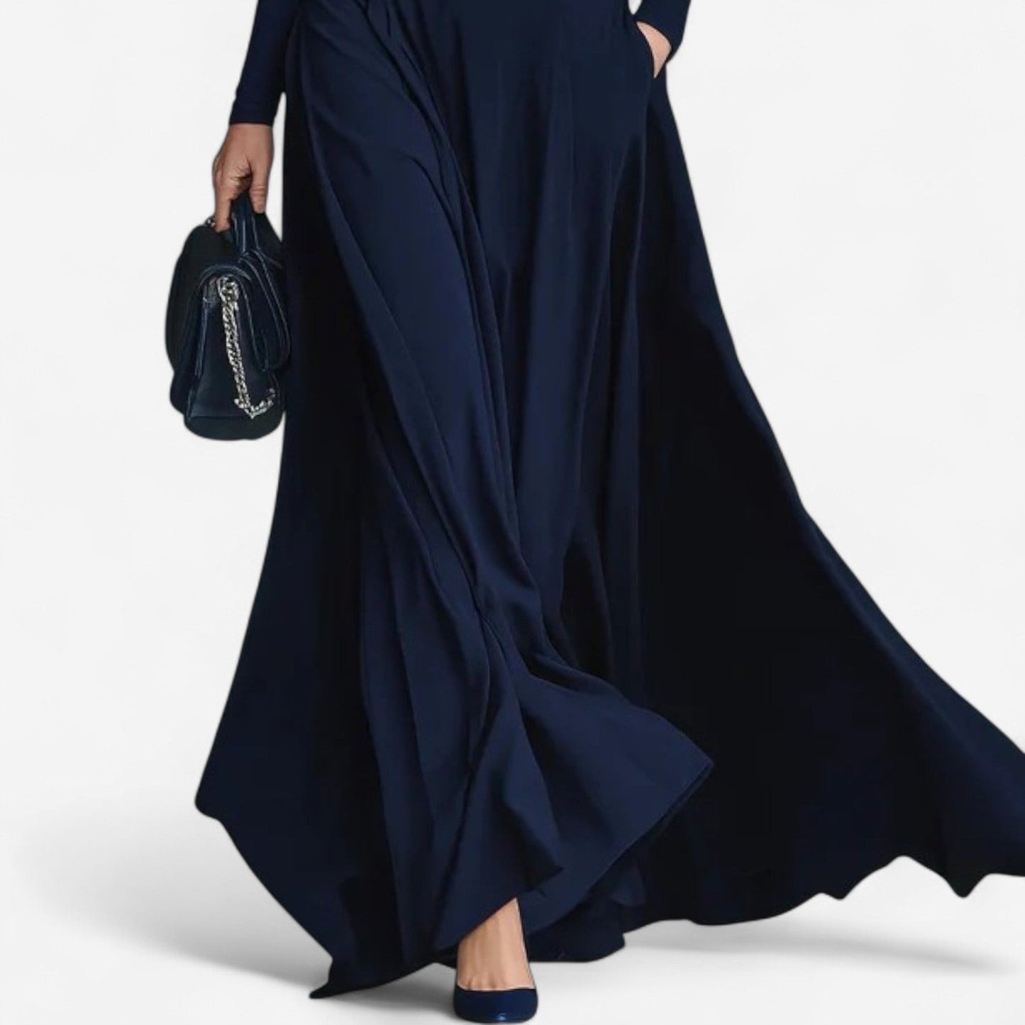 Formal Long Sleeve Maxi Dress