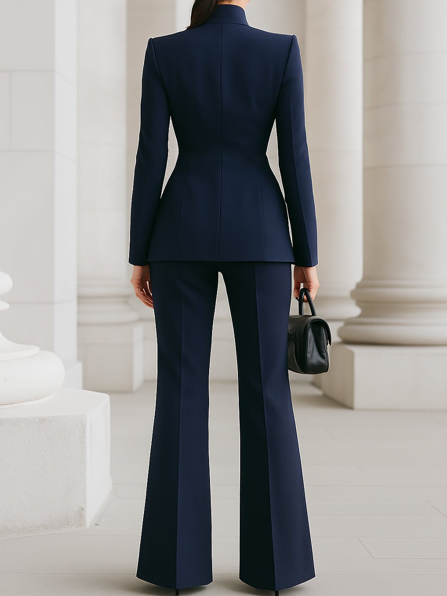 Business Blazer Pants Two Piece Set