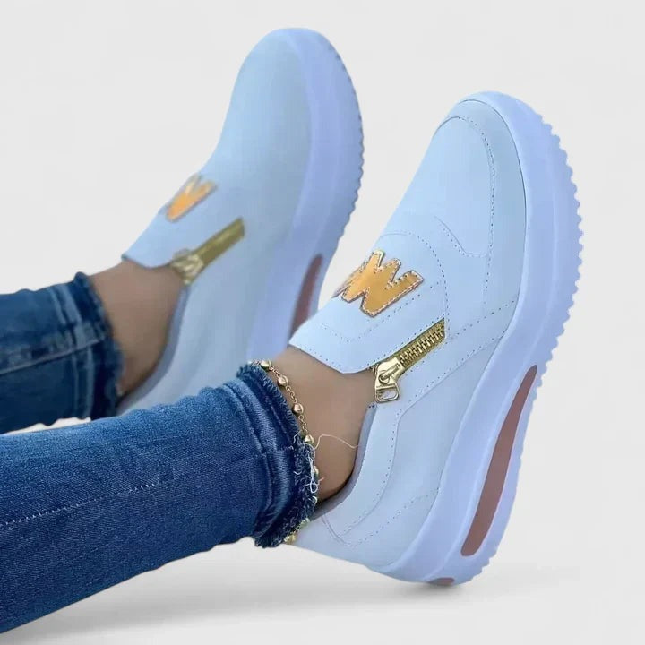 Chunky Platform Sneakers - White