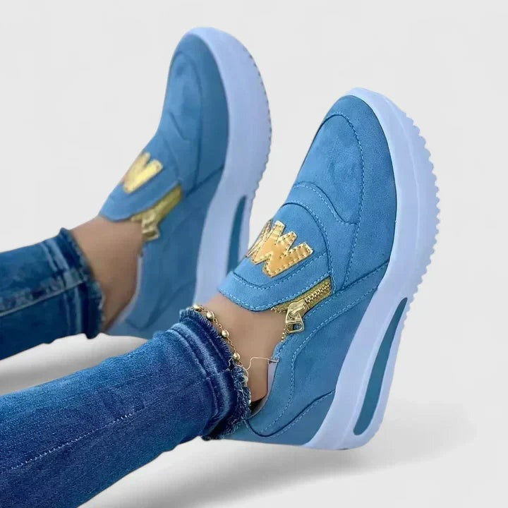 Chunky Platform Sneakers - Blue