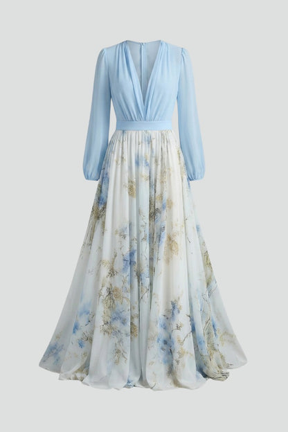 Floral Wedding Guest Maxi Dress