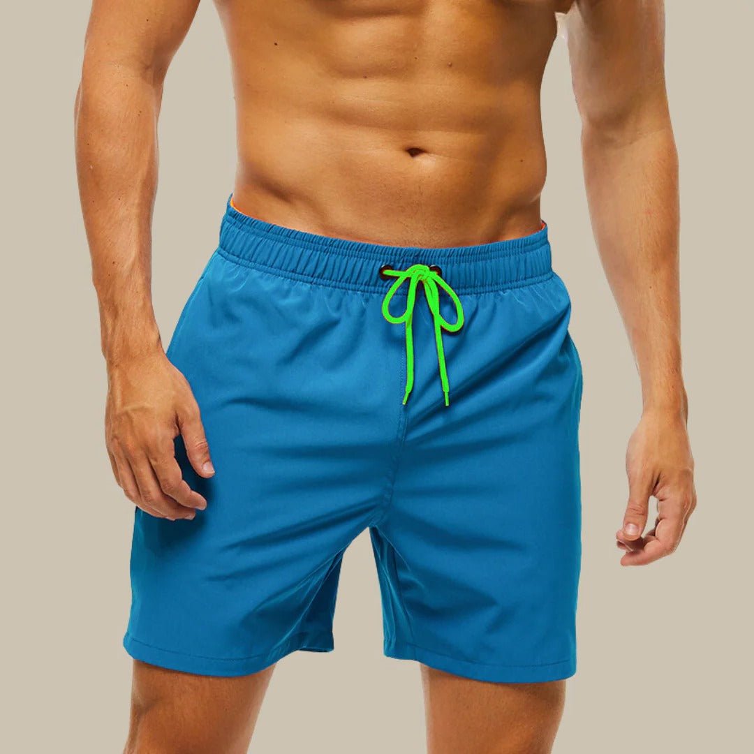 Men's Beach Swim Shorts - Blue