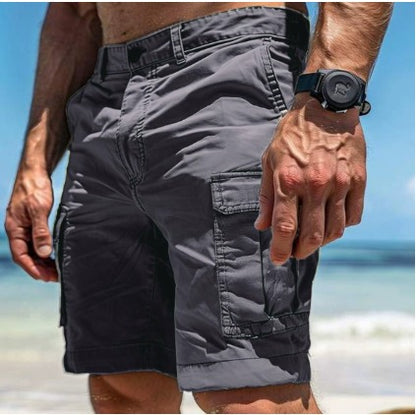 Casual Cargo Shorts - Gray