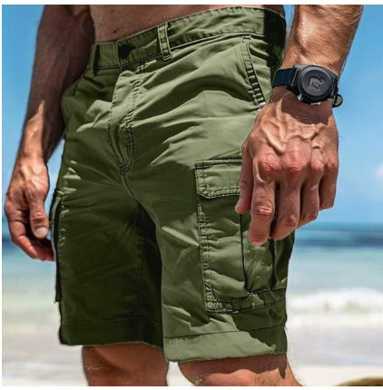 Casual Cargo Shorts - Green