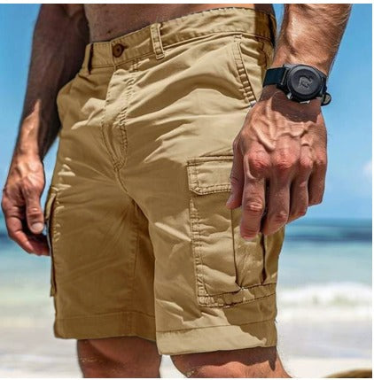 Casual Cargo Shorts - Khaki
