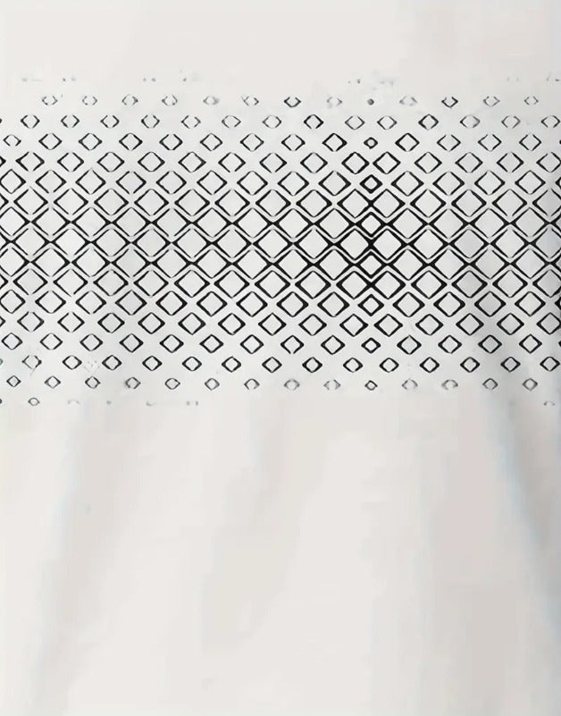 Short Sleeve Printed Polo Shirt
